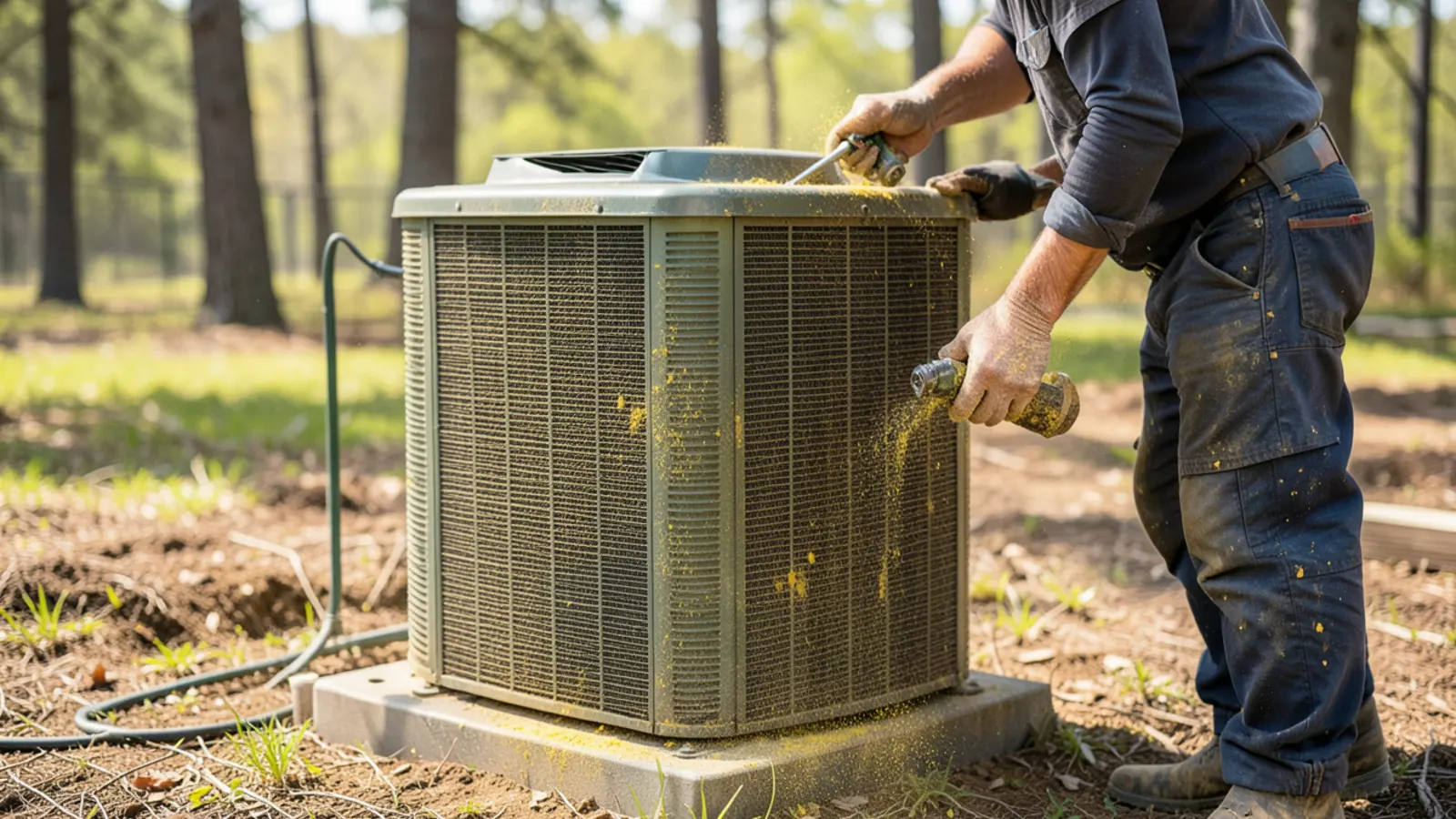 Pine Pollen and Your AC: Spring Coil Care in Wake County